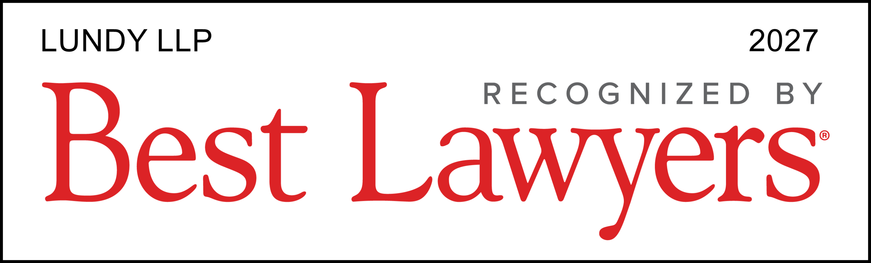 Best Lawyers 2027 logo